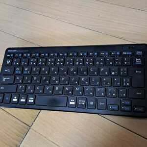 ジャンク品　ELECOM　Slim Pantagraph Keyboard 本体のみ　ワイヤレス　キーボード