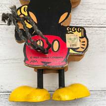 ビンテージ MICKEY MOUSE ミッキーマウス 木製 置物 〈検索: ヴィンテージ レトロ アンティーク Disney Land 東京ディズニーランド 〉_画像7