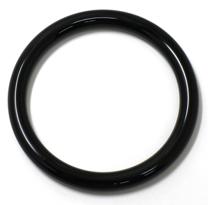 【天然石】オニキス ブラックオニキス パワーストーン バングル クローズドバングル 内径 約60mm 未使用
