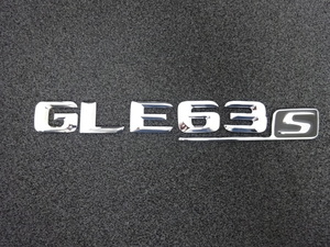 ☆ベンツ メッキ リア トランク エンブレム スチール 山型 GLE63S