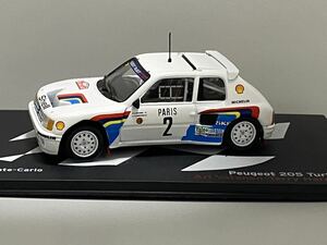 プジョー 205 ターボ 16 ミニカー 1/43 peugeot