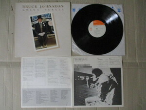 LP Bruce Johnston「歌の贈りもの GOING PUBLIC」国内盤 25AP568 帯無し 盤両面に微かなかすり傷 ジャケットに軽い汚れと地背に軽い擦れ