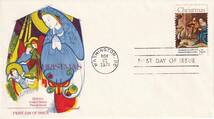 【ＦＤＣ】クリスマス切手（４）（１９７1年）（アメリカ）　t3021_画像1
