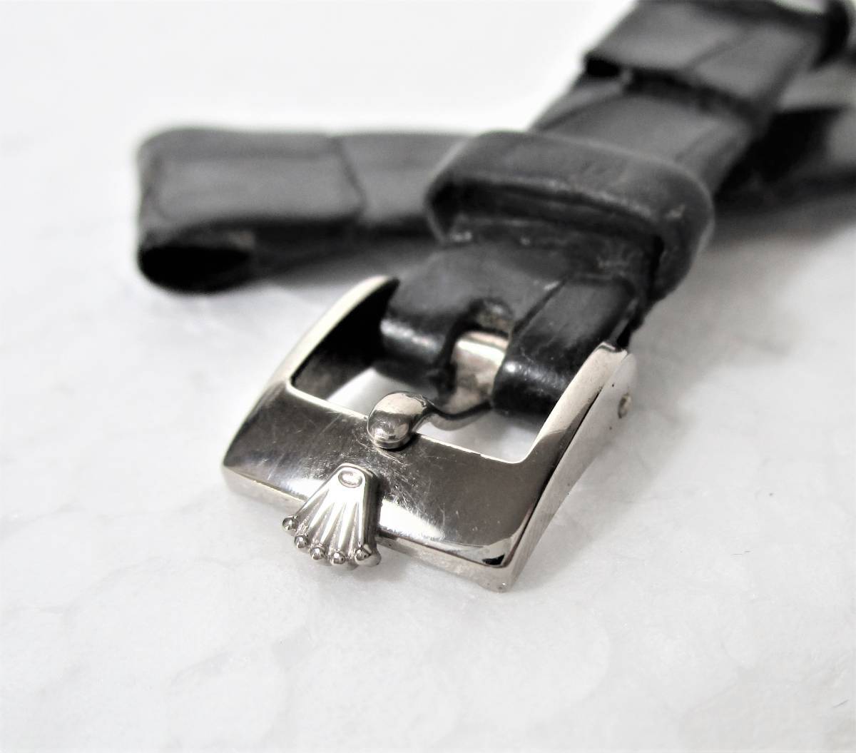 逸品】 ロレックス 純正 バックル 腕時計 ストラップ 革ベルト用 16 逸品】 ロレックス 純正 バックル 腕時計 ストラップ 革ベルト用 16