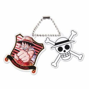 ●新品・未開封/ルフィ ONE PIECE ダブルキーホルダー /ワンピース/グッズ類：ストラップ・アクリルキーホルダー系●