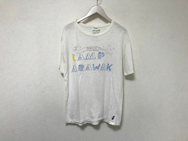 本物ゴーヘンプGohempコットンプリント半袖Tシャツメンズアメカジサーフミリタリー白ホワイトL