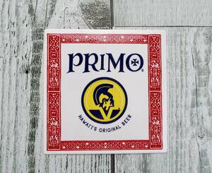 ★ハワイ直輸入ステッカー ★PRIMO BEER /プリモビール／ハワイ ビール＜PRIMOロゴ＞