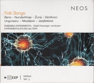 [CD/Neos]ベリオ:フォーク・ソング他/D.ホイジンガー&アンサンブル・エクスペリメンタル 2013