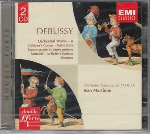 [2CD/Emi]ドビュッシー:小組曲&おもちゃ箱&舞曲他/J.マルティノン&フランス国立放送管弦楽団