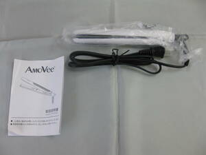 * price cut *AmoVee Mini hair iron white strut sudden speed heating mobile light weight Mini size compact 2way man and woman use front for hairs 