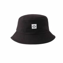 6050B【カラー：黒】スマイルニコちゃん　バケットハット　帽子　UVカット_画像2
