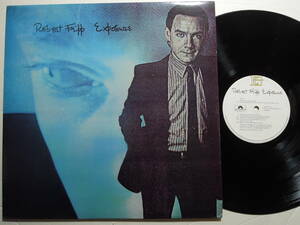 Robert Fripp*Exposure UK Original LP w/ promortion sheet & Magazin