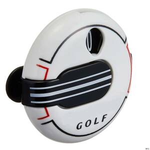 スコアカウンター ホワイト 0〜12 GOLF 白 ゴルフ ラウンド用品 リセット ワンタッチ 送料無料 カウント グローブ ポケット 取り付け