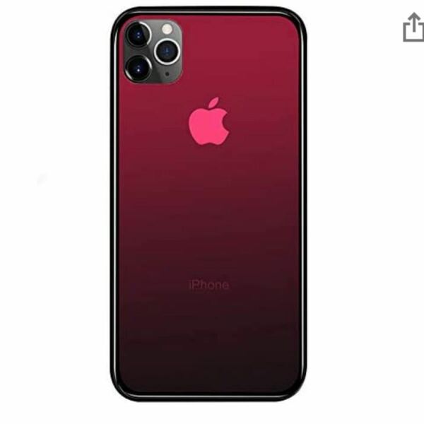 iPhone 11 Pro 用 ケース ガラスケース 強化ガラスケース グラデーション レンズ保護 耐衝撃 極薄 耐久 