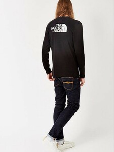 美品 The north face L/S Easy ロンTシャツ(L) バックロゴ〈ホワイト〉size-L