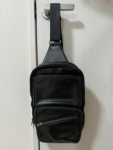 ラゲッジレーベル エレメント レザー ワンショルダーバッグ LUGGAGELABEL ELEMENT ポーター porter 吉田カバン　ショルダー ボディバッグ