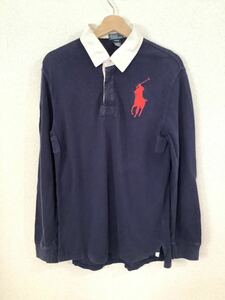 Polo Ralphlauren Ralph Lauren Lager рубашка с длинным рубашкой Большой Пони Пони использовал одежду