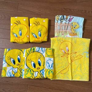 tweety フェイスタオル　6枚セット