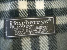 ◆BURBERRY　バーバリー　マフラー　グレー　チェック柄　　_画像7