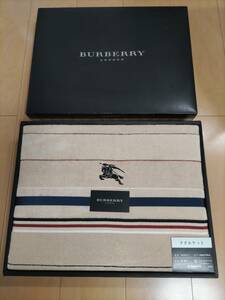 ( postage included unused ) Burberry London BURBERRY LONDON towelket west river industry made in Japan 