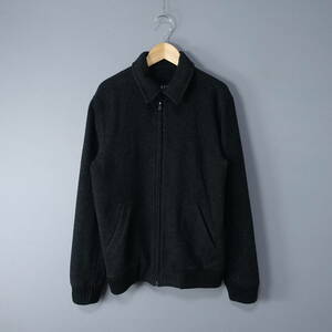 APC/ A.P.C. /XS/ wool 100%/ Zip up blouson / dark gray / men's / blouson / jumper / jacket 