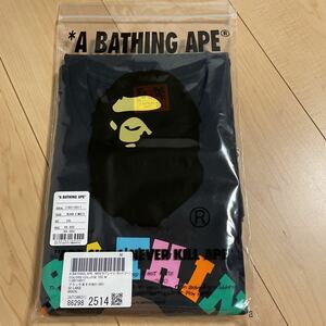 A BATHING APE COLORS COLLEGE TEE 黒 2XL 