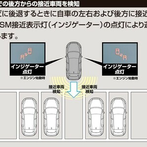 アウトレット！ ハリアー ZVW60 ウイングミラー BSMシステム ブラインドスポットモニター [LWM-H60]の画像10