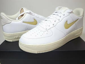 【送料無料 即決】NIKE AIR FORCE 1 ’07 LX JEWEL SWOOSH 30cm US12新品 ジュエルスウッシュ 25周年記念 WHITE/PALE VANILLA白 DC8894-100