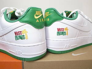 【送料無料 即決】NIKE AIR FORCE 1 LOW RETRO QS WEST INDIES 29cm US11新品ウエストインディーズ復刻エアフォース1限定DX1156-100 白x緑