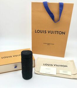 正規品付属品有 ルイヴィトン LOUIS VUITTON M77147 マスク カバー モノグラム メッシュ ポーチ ブラック