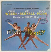 Milk and honey (The Original Broadway Cast Recording) / 作詞・作曲：ジェリー・ハーマン　米盤LP RCA LSO-1065 未開封　Cutout_画像1