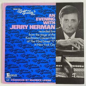 An Evening with Jerry Herman / рис запись LP Laureate LL-606 STEREO видеть открытие 