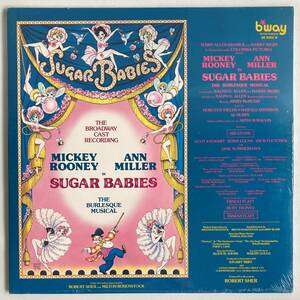 シュガー・ベイビーズ Sugar Babies (The Broadway Cast Recording) / 作曲：ジミー・マクヒュー 米盤LP b'way BE 8302-R 見開き 未開封