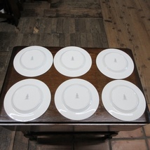 イギリス製 ロイヤルドルトン BURGUNDY デザートプレート 6枚セット お皿 キッチン雑貨 英国 plate 1516sb_画像4