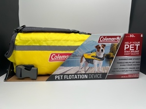 【送料無料！新品・未使用】コールマン Coleman 国内完売 犬 Flotation ベスト キャンプ ビーチ ペット Pet Flotation Vest Sサイズ　