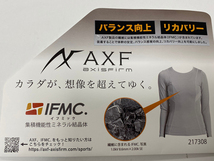 AXF/アクセフレディース クルーネック長袖Tシャツ定価14080円オレンジ S バランス向上リカバリーイフミックバランスコンディショナー217308_画像5