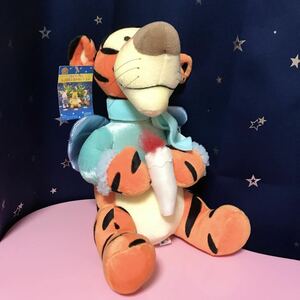 ティガー SJ星降る夜のぬいぐるみ 2002 ディズニー レトロ レア BIGぬいぐるみ