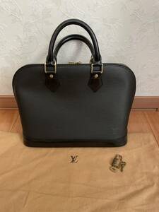 LOUIS VUITTON ルイ ヴィトン エピアルマ ノワールハンドバッグ 黒 ゴールド金具