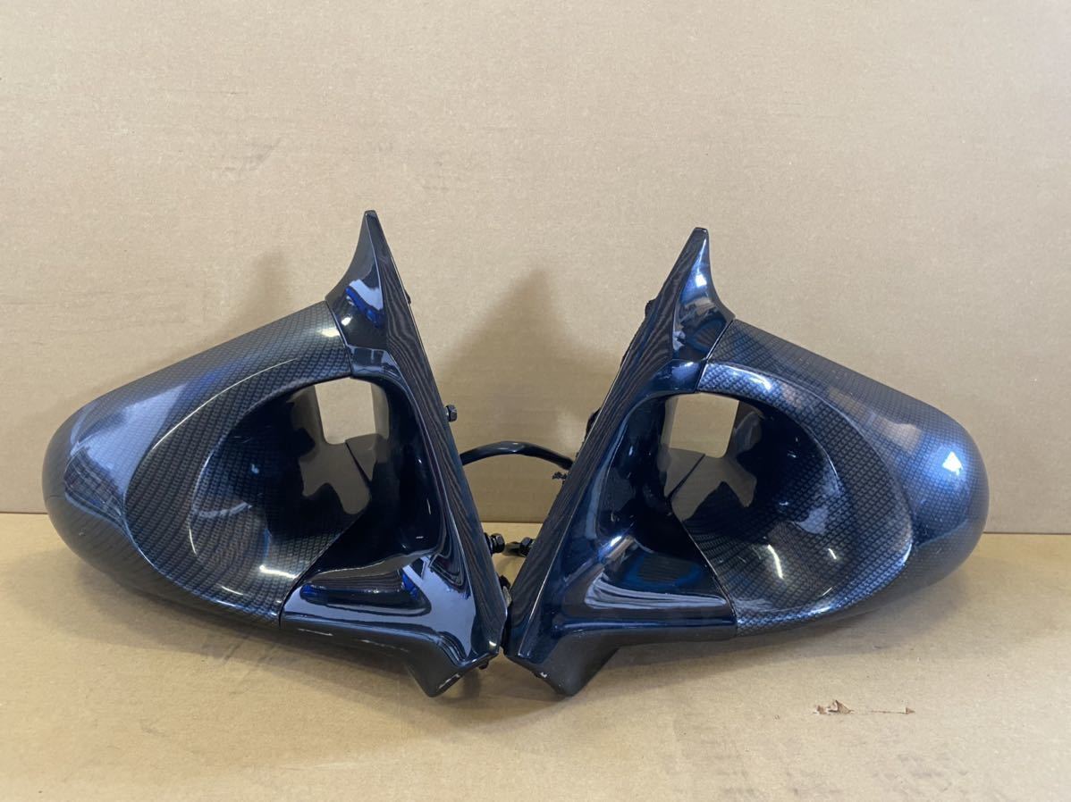ER34 BNR34 R34 スカイライン GT-R34 ガナドール カーボン ドアミラー エアロミラー 左右セット 廃盤品 希少 本物