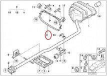 新品 BMW MINI マフラークランプ ロア側 R50 52 純正商品 18201490024_画像2