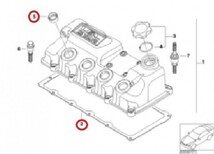 新品 BMW MINI タペットシールパッキンセット R50 52 53 11121485838_画像2