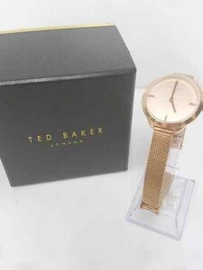 TED BAKER テッドベイカー 腕時計 クォーツ　2針　ステンレスベルト　TE15198010 動作未確認 ピンクゴールド レディース 1210000010131