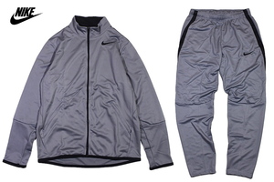 [ new goods ] Nike e pick jersey - setup [065: ash ]XL top and bottom set truck full Zip tapered jogger NIKE training 