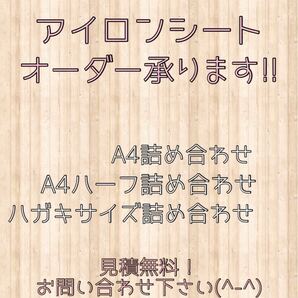【価格改定】アイロンシート オーダー