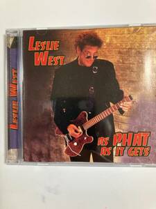 【ロック/ブルースロック】レスリー・ウェスト（LESLIE WEST）「AS PHAT AS IT GETS」（レア）中古CD、USオリジナルCD初盤、RO-52