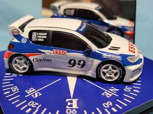  out of print new goods not yet exhibition VITESSE PEUGEOT 206 WRC ESSO SALON DE PARIS 1998 1/43