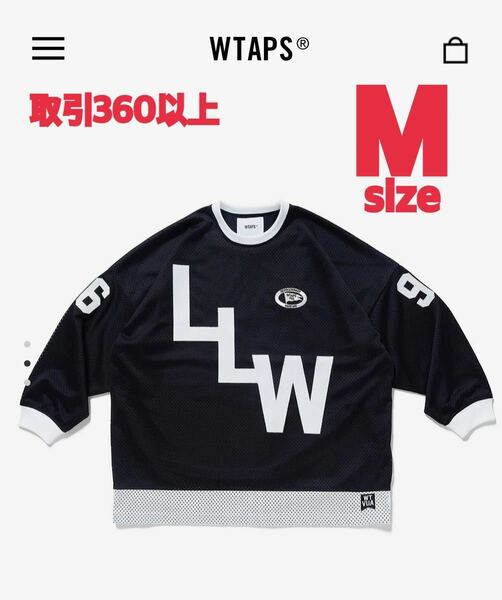 WTAPS 2022FW NETMINDER LS BLACK Mサイズ ダブルタップス ネットマインダー ホッケーシャツ ブラック MEDIUM 