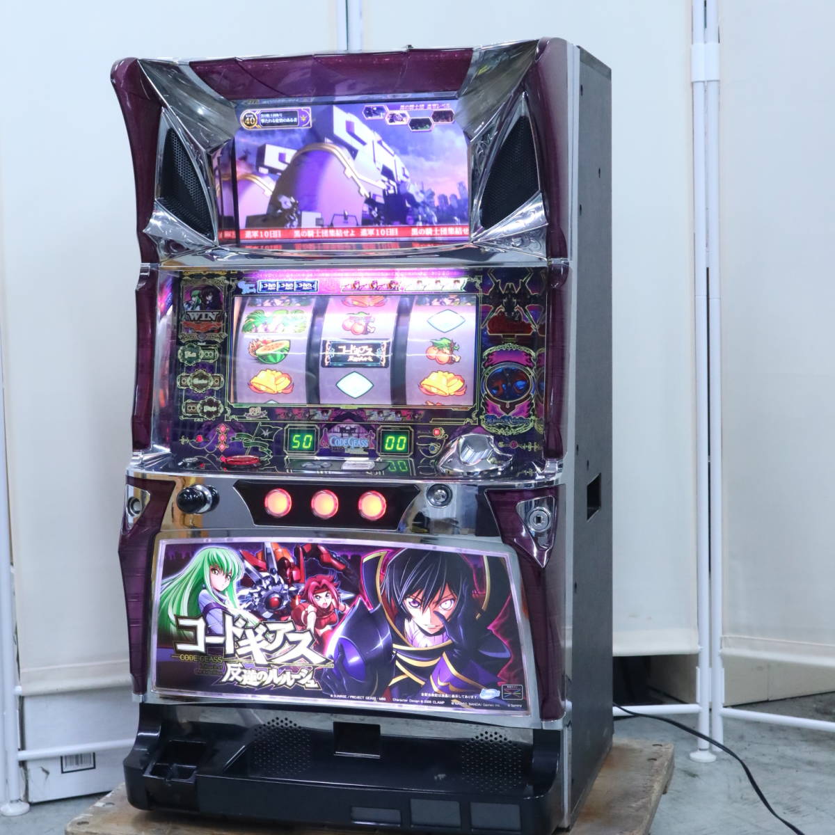 直営店販売 卓上スロット 5号機 コードギアス レア加工台 パチンコ お買い得アイテム 卓上スロット 5号機 コードギアス レア加工台 パチンコ/パチスロ