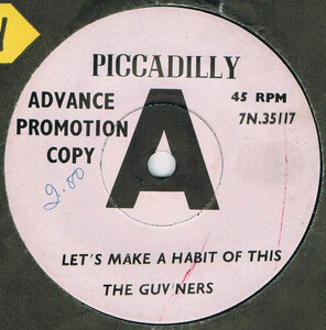 ●THE GUV'NERS / LET'S MAKE A HABIT OF THIS [UK 45 ORIGINAL 7inch シングル PROMO 試聴]