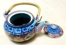 有田焼　両千窯　古伊万里　土瓶（ティ－ポット）＆湯呑5客　茶器セット　茶道具_画像5